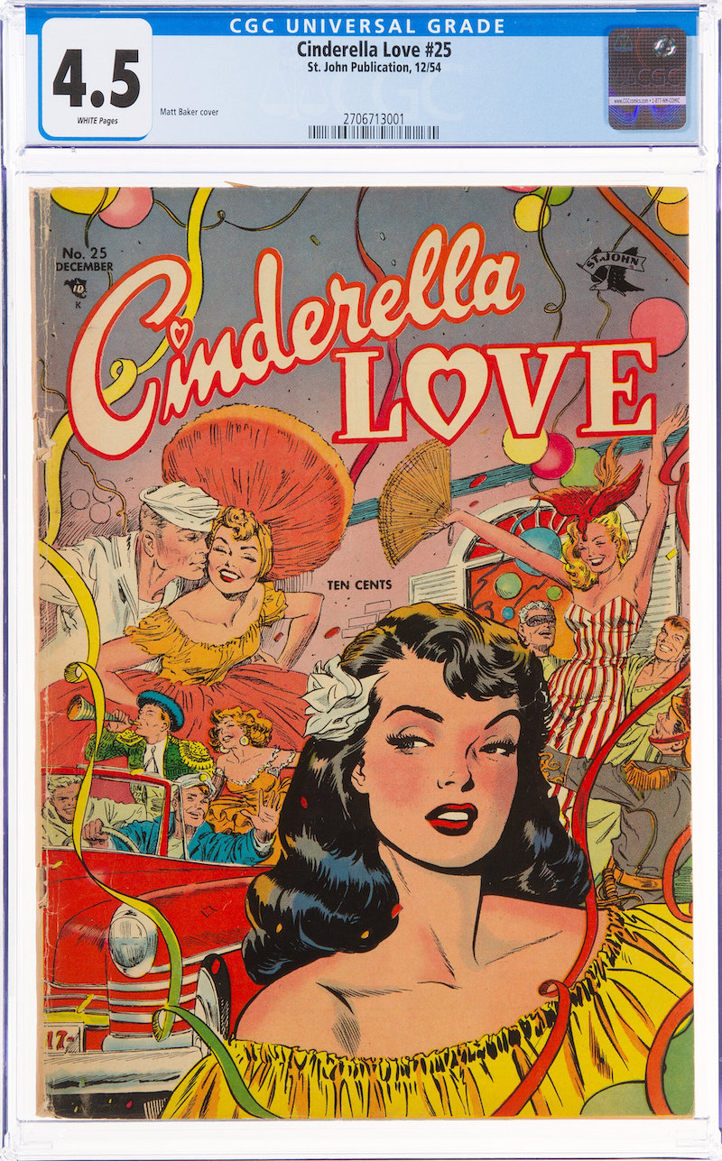 Cinderella Love #25, CGC VG+ 4.5, $17,400.00