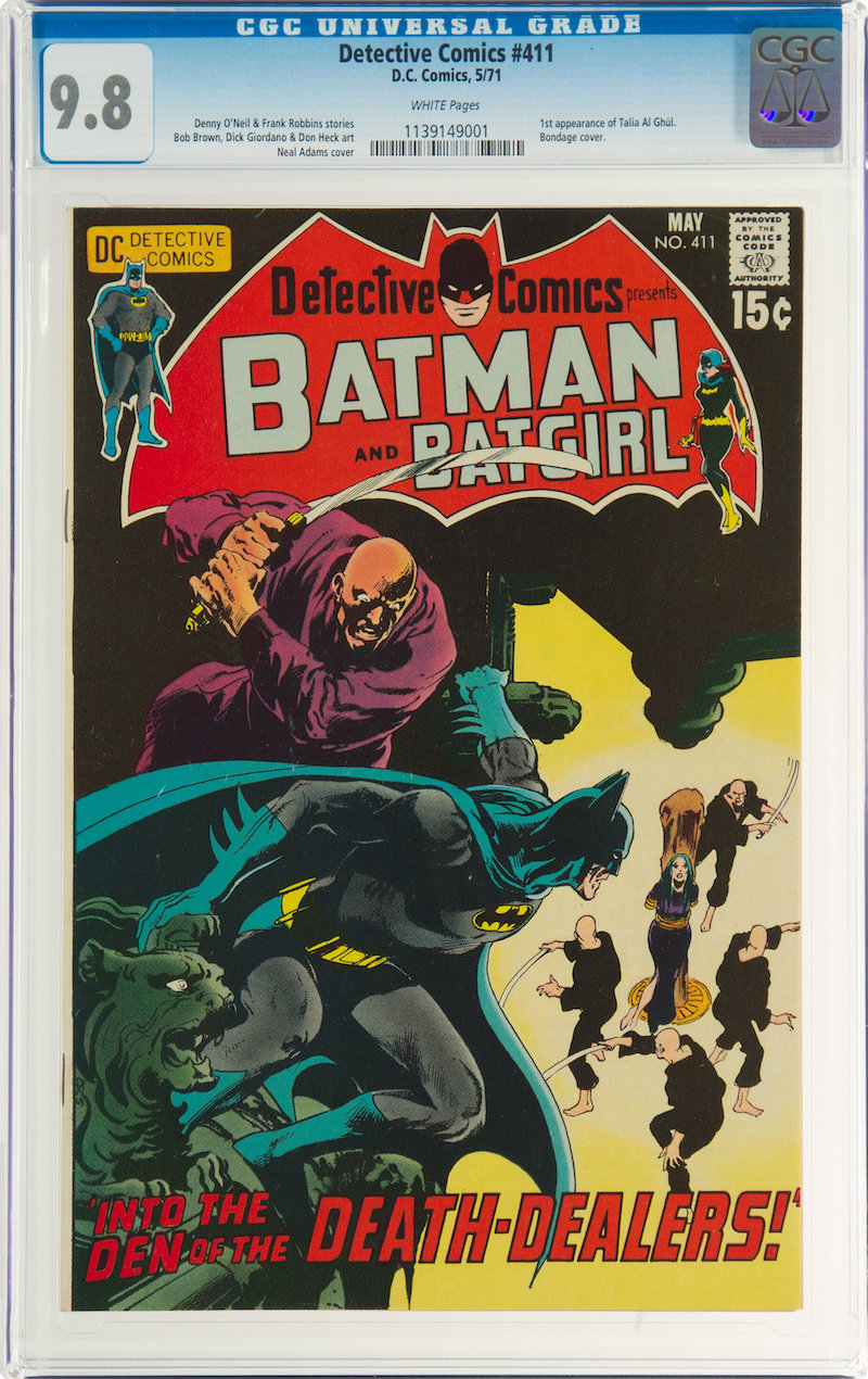 Detective Comics #411 (DC, 1971) CGC NM/MT 9.8, $56,400.00