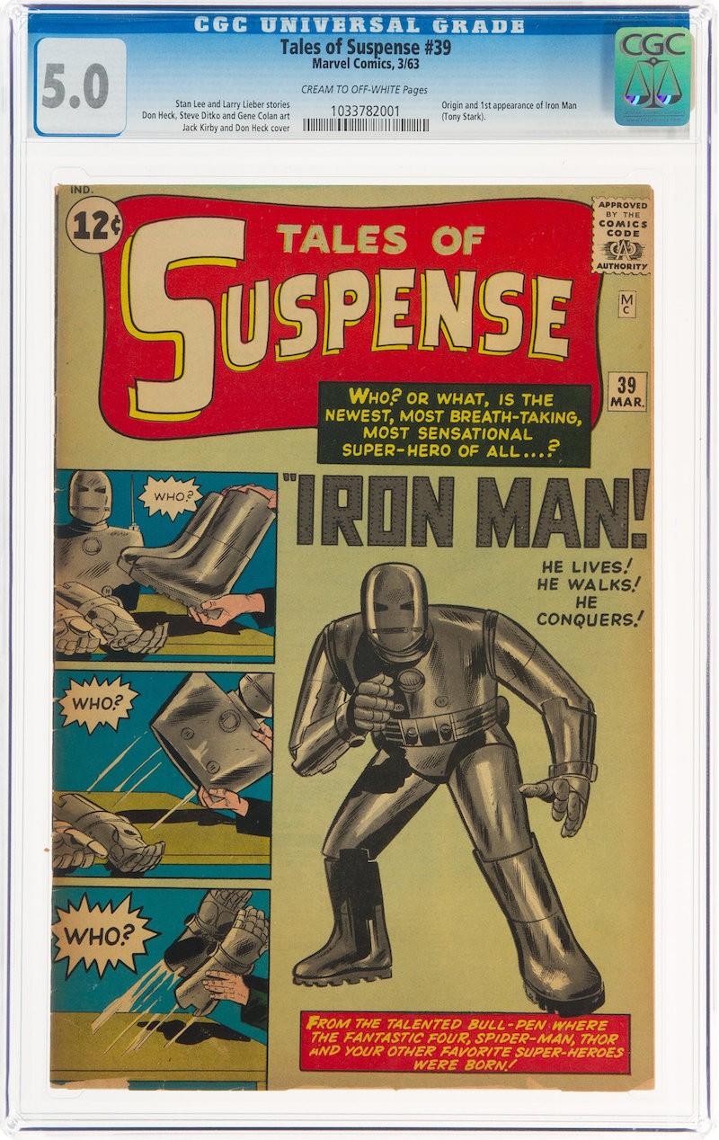 Tales of Suspense #39 (Marvel, 1963) CGC VG/FN 5.0, $13,800.00