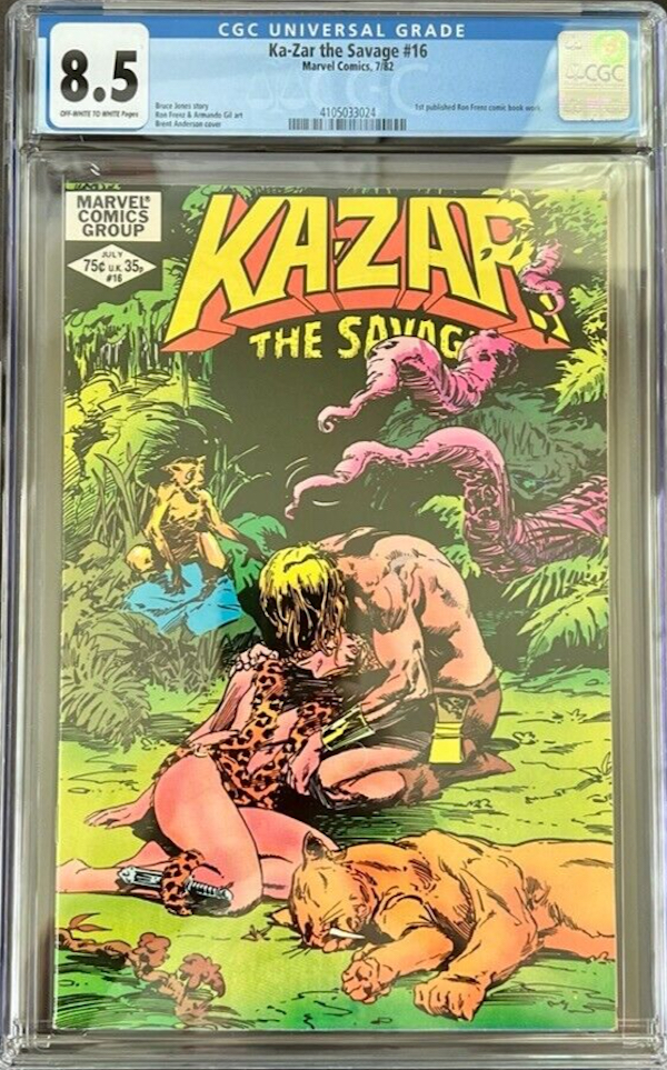 Ka-Zar the Savage #16 (Marvel, 1982) CGC VF+ 8.5, $5.50