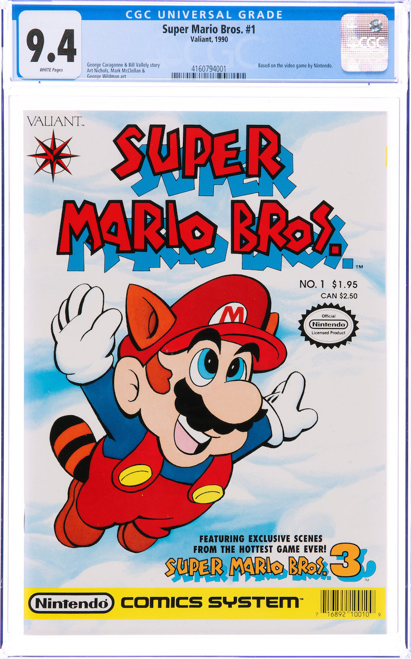 Super Mario Bros. #1 (Valiant, 1990) CGC NM 9.4, $660.00