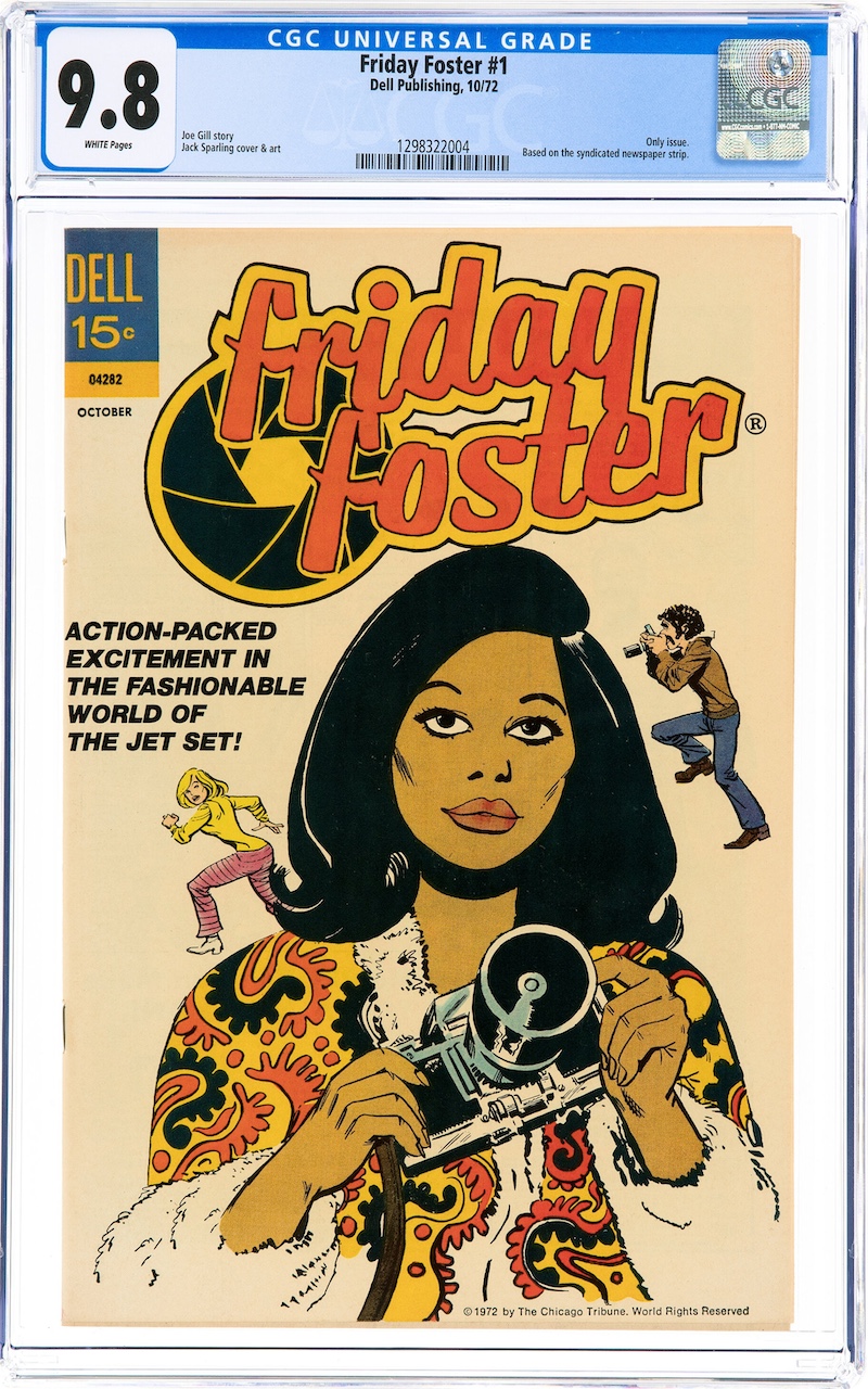 Friday Foster #1 (Dell, 1972) CGC NM/MT 9.8, $4,560.00