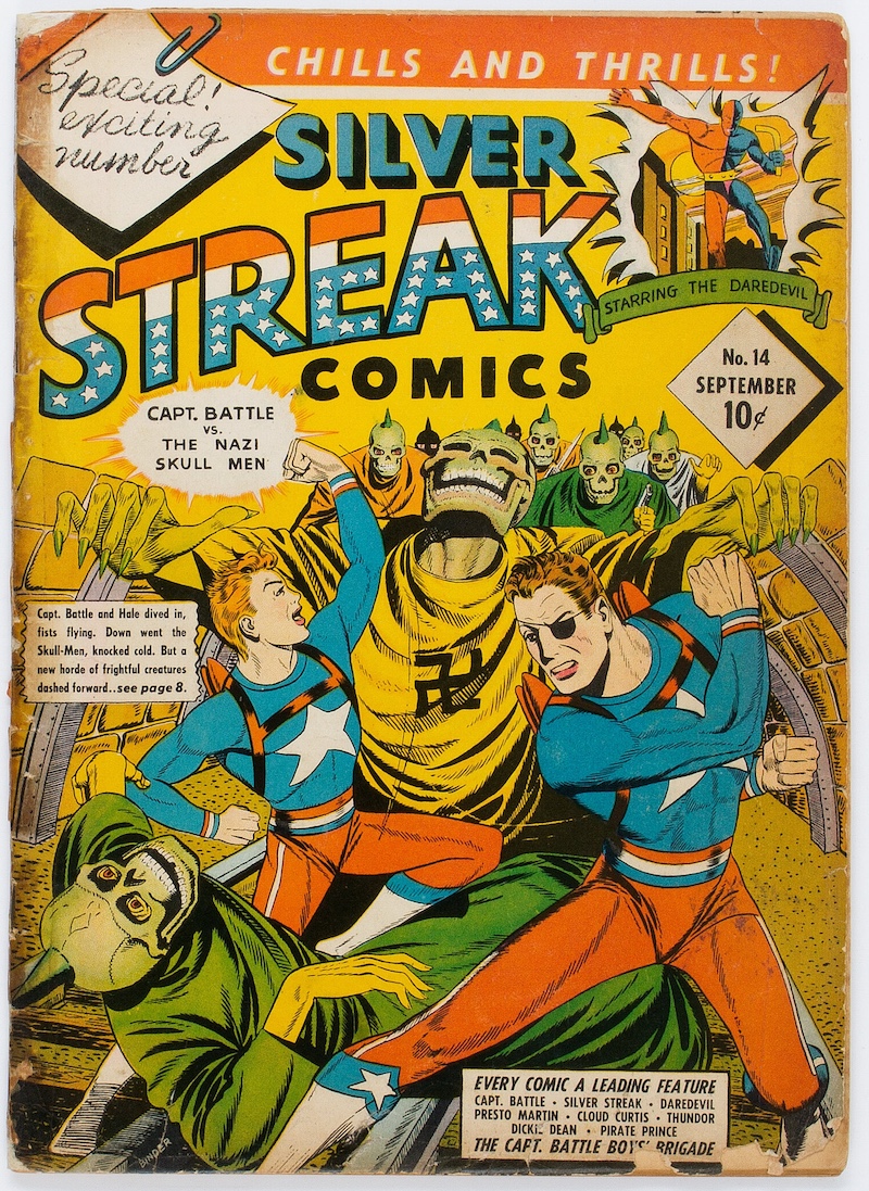 Silver Streak Comics #14 (Lev Gleason, 1941) Apparent GD 2.0, $4,560.00