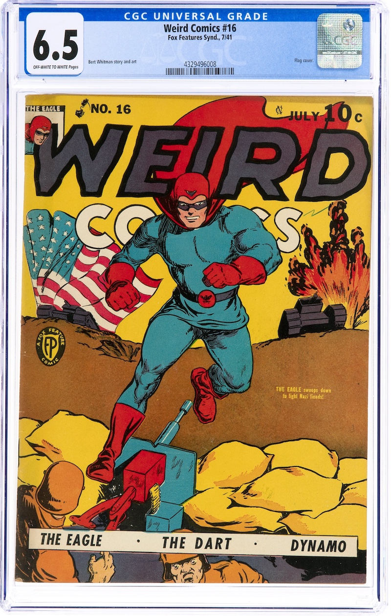 Weird Comics #16 (Fox Features Syndicate, 1941) CGC FN+ 6.5, $5,520.00