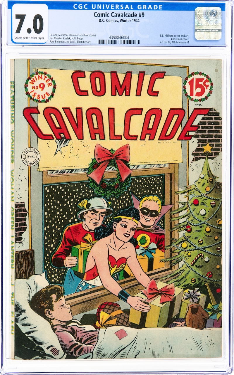 Comic Cavalcade #9 (DC, 1944) CGC FN/VF 7.0, $2,640.00