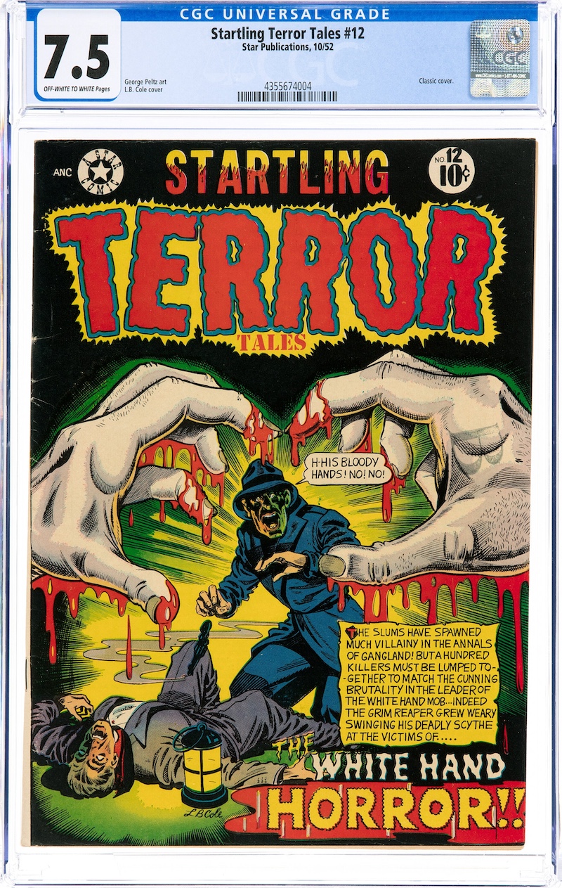 Startling Terror Tales #12 (Star Publications, 1952) CGC VF- 7.5, $8,400.00