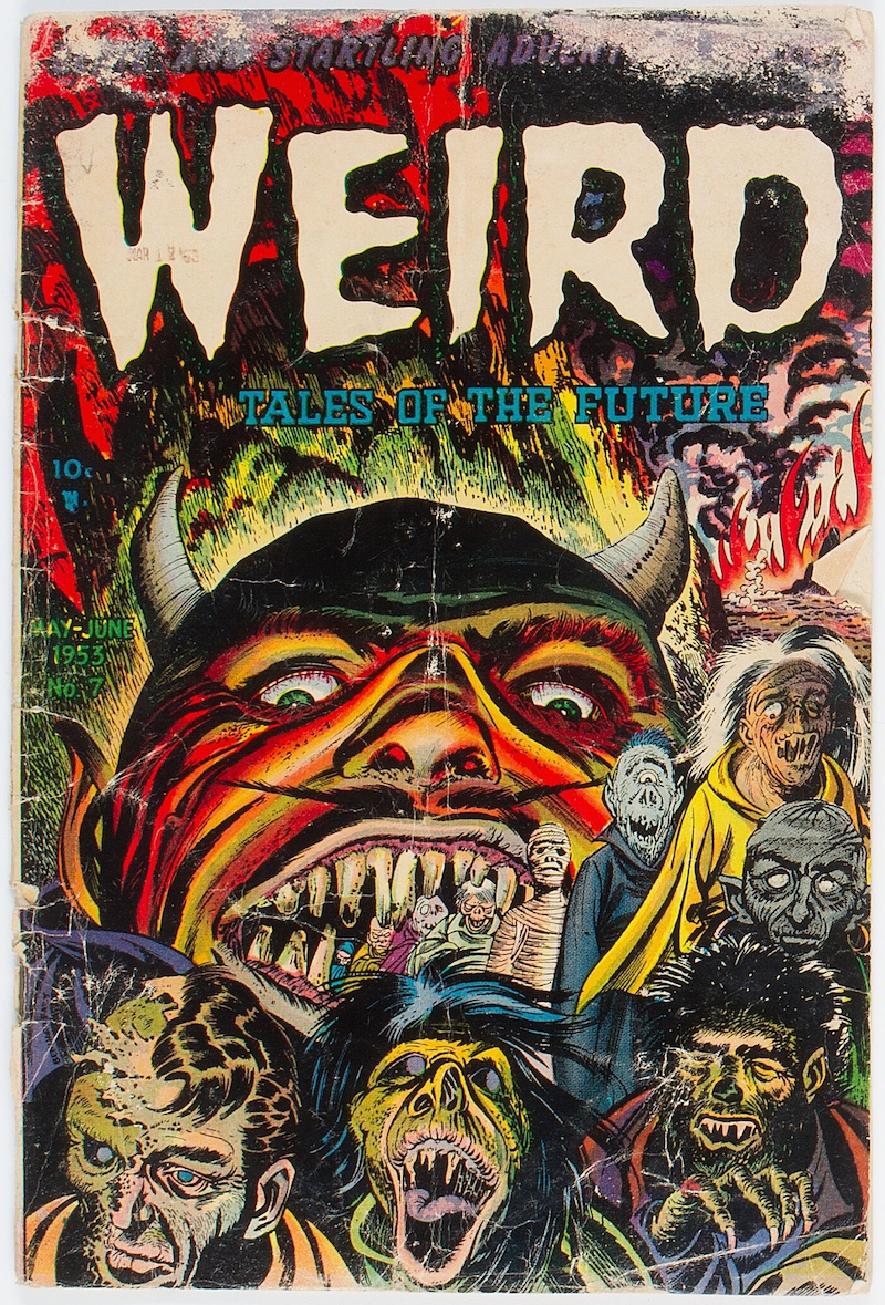 Weird Tales of the Future #7 (Aragon, 1953) Uncertified PR 0.5, $960.00