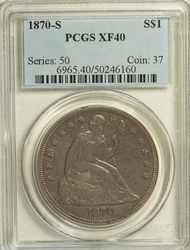 Silver Dollars, Liberty Seated 1870S