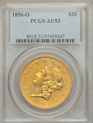 Double Eagles ($20.00 Gold Pieces), Coronet 1856O