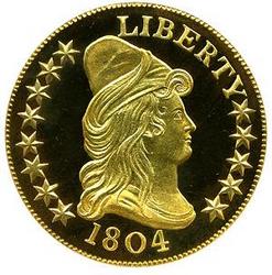 Eagles ($10.00 Gold Pieces), Capped Bust 1804 Proof, plain 4
