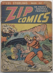 Zip Comics #6 (1940 - 1944) Comic Book Value