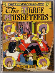 Classic Comics - Classics Illustrated #1. The Three Musketeers, Edition 1, HRN Original