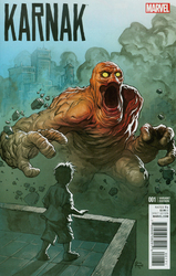 Karnak #1 Powell 1:10 Kirby Monster Variant (2015 - 2016) Comic Book Value